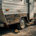 inspect vintage trailer for rust and rot